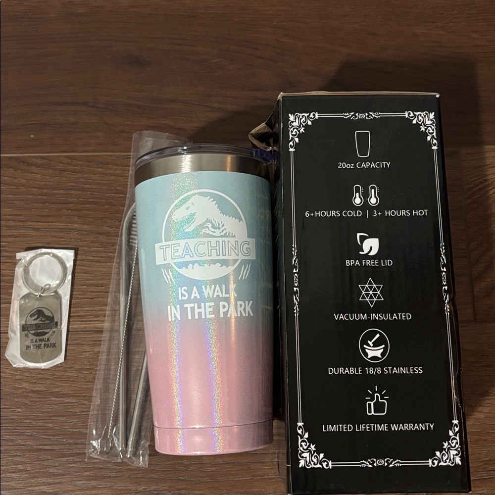 Teaching Tumbler with Straw